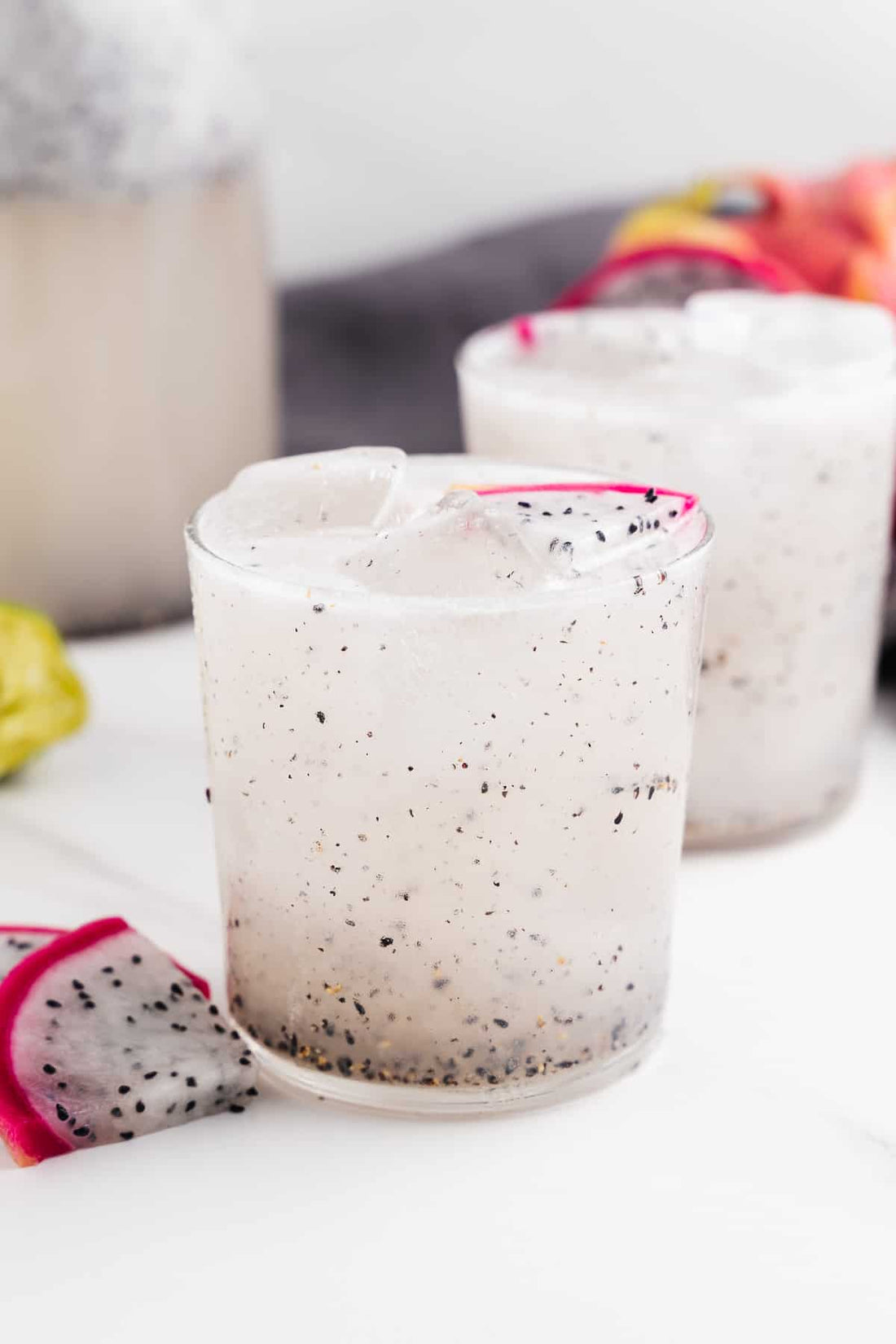 White flesh pitaya flavored water